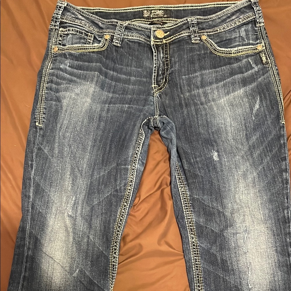Silver Jeans Blue Straight Leg Denim